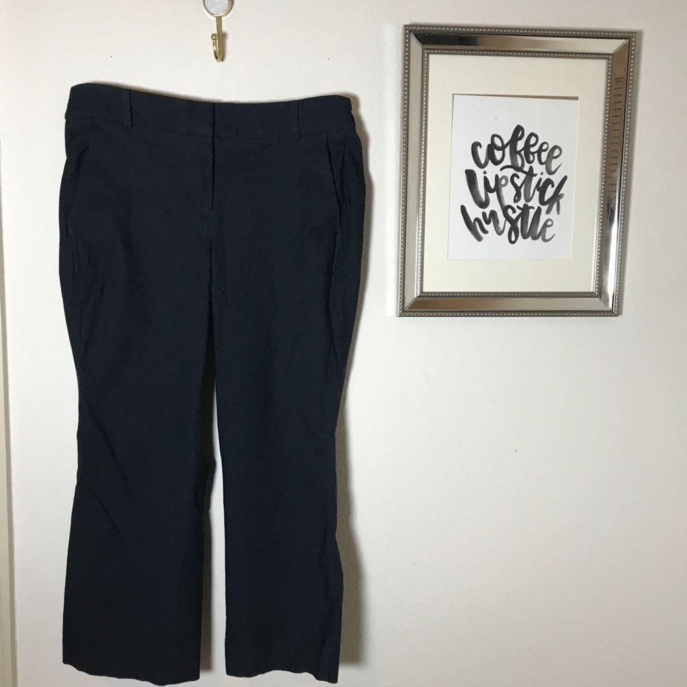 Lane Bryant Navy Blue Dress Pants Size 16 Short